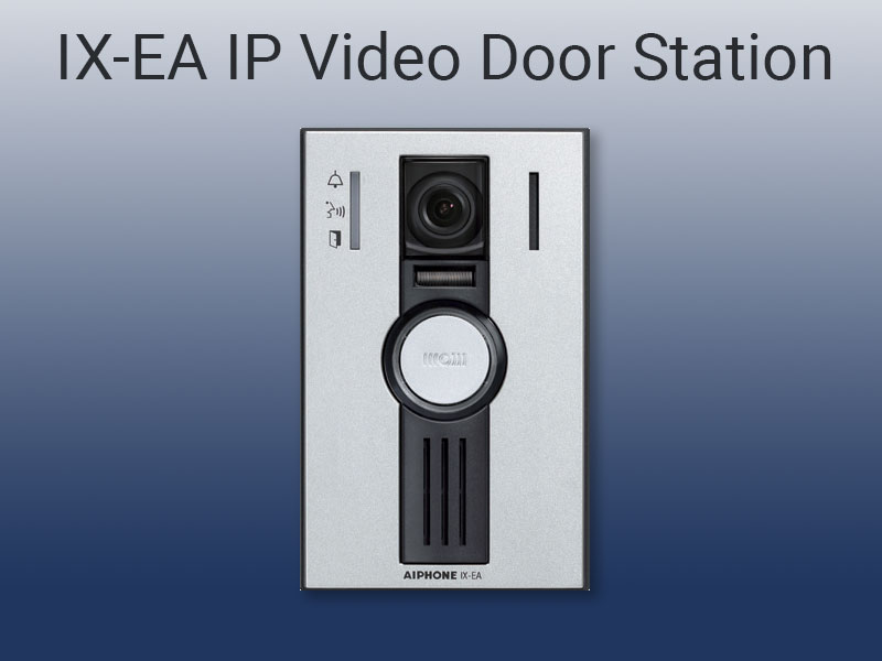 Aiphone's new IX-EA weather-resistant IP video door station added