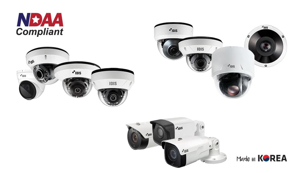 NDAA-Compliant Cameras from IDIS recognised in government awards