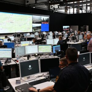 VuWall police command centre G7 Summit