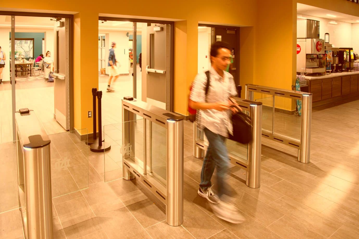 What’s the difference between entrance and access control?