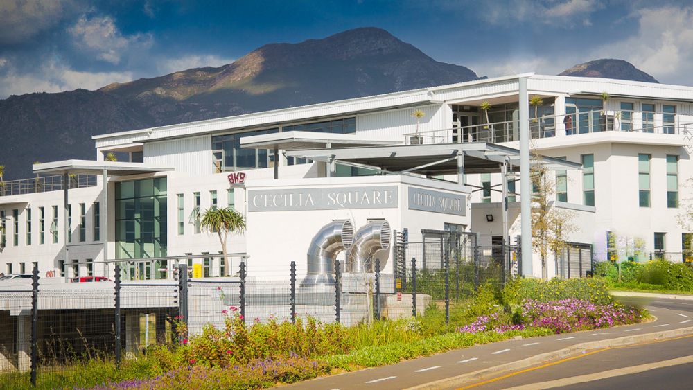 Cecilia Square, Cape Town - where Paxton has secured access