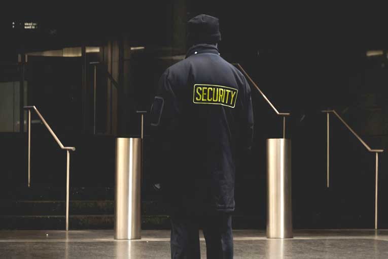 Entrance Control Security Guard