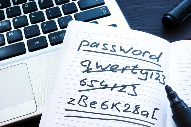 Passwords Written Down