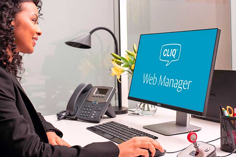 Administrator using CLIQ Web Manager