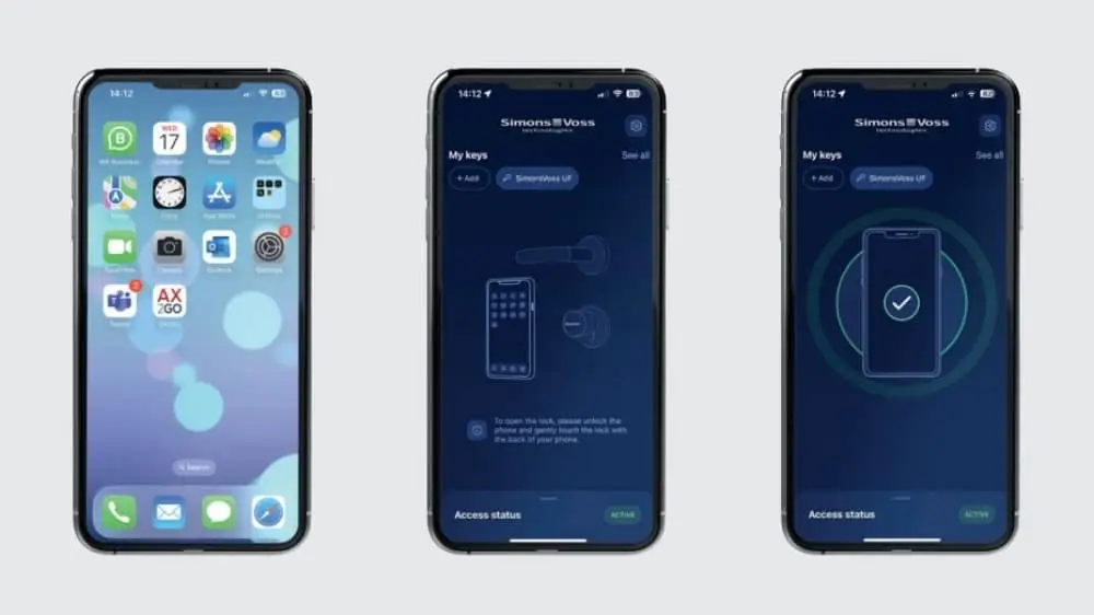 SimonsVoss - mobile key for access control