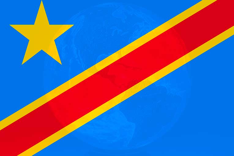 democratic republic of the congo flag