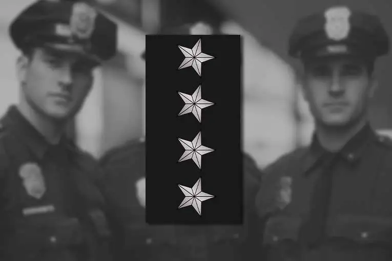 us police ranks chief of police