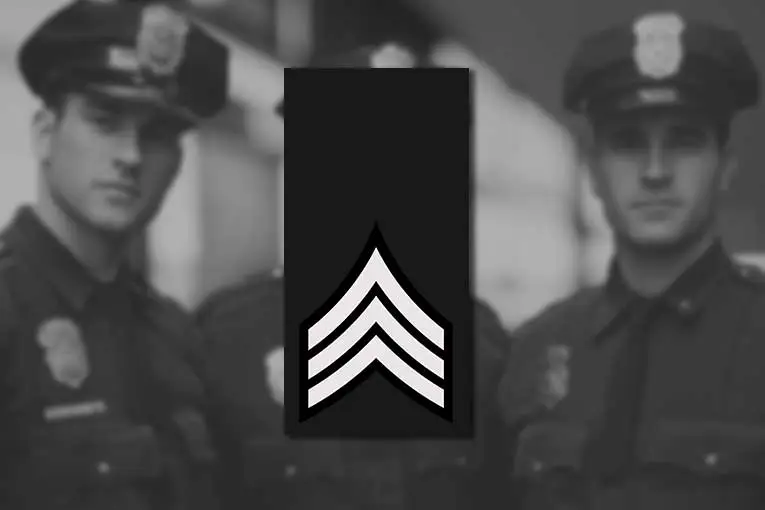 us police ranks sergeant