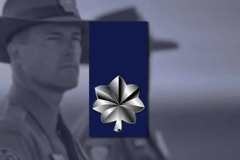 us state police ranks lieutenant colonel