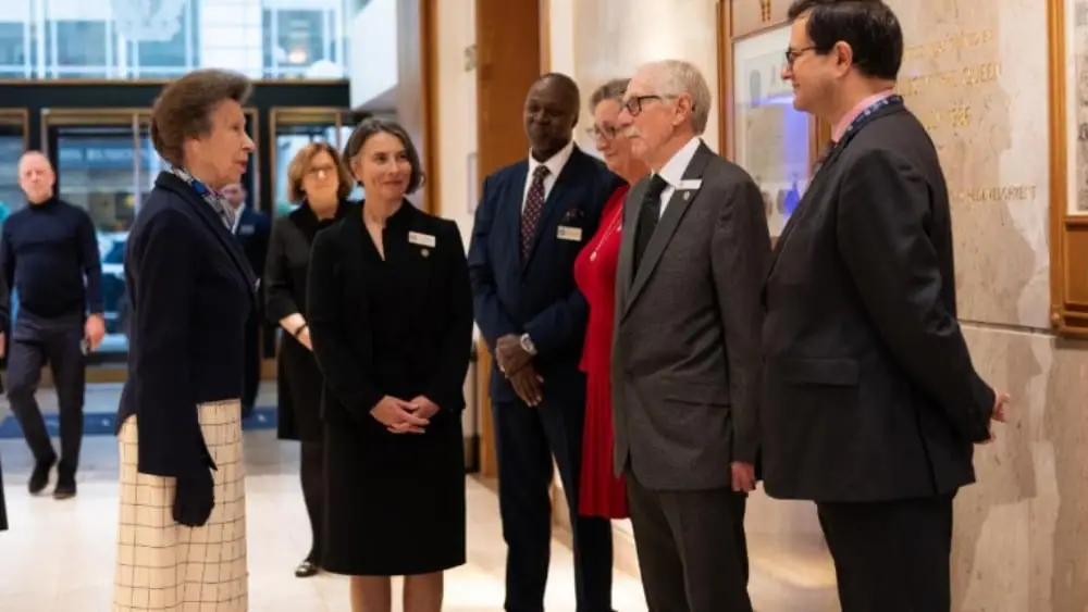 Her Royal Highness The-Princess-Royal-attended-The-Security-Institute-Annual-Conference
