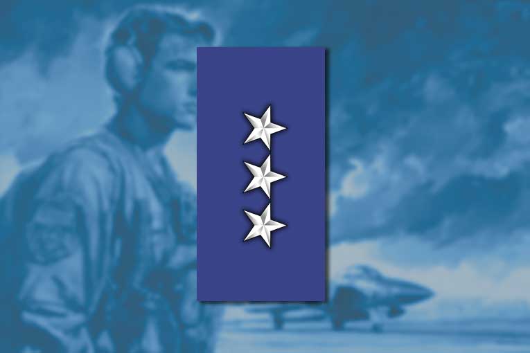 usaf military ranks lieutenant general