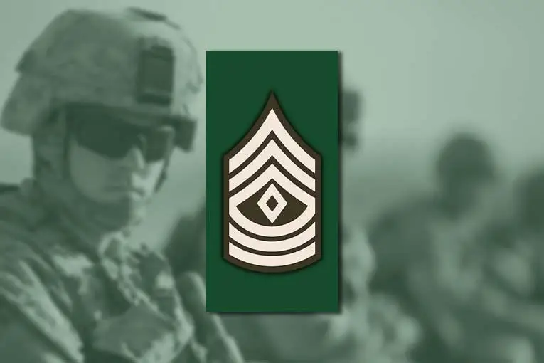 us army ranks first sergeant