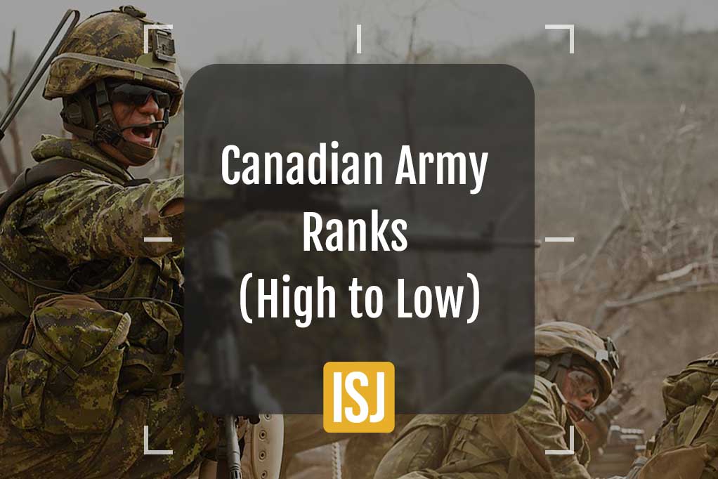 canadian army ranks