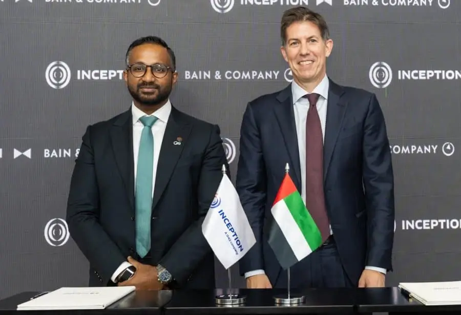 Inception, a G42 company, collaborates with Bain & Company