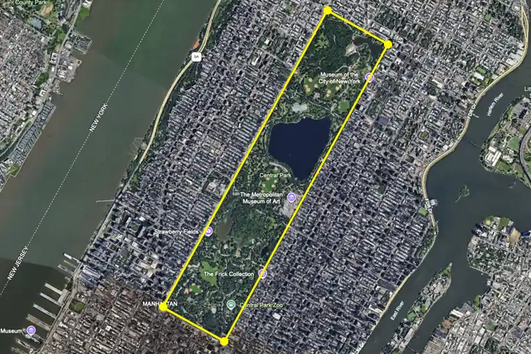Central Park Geofence Example