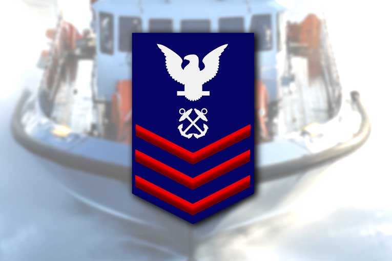 image showing the petty officer 1st class united states coast guard rank