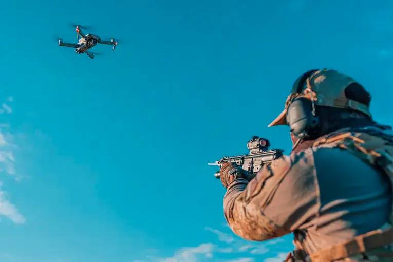 11-ISJ- What is a Drone Jammer & Are They Legal? Drone Being Shot Down