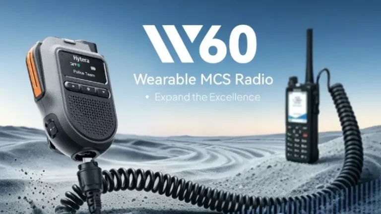 Hytera launches lightweight W60 Wearable MCS Radio